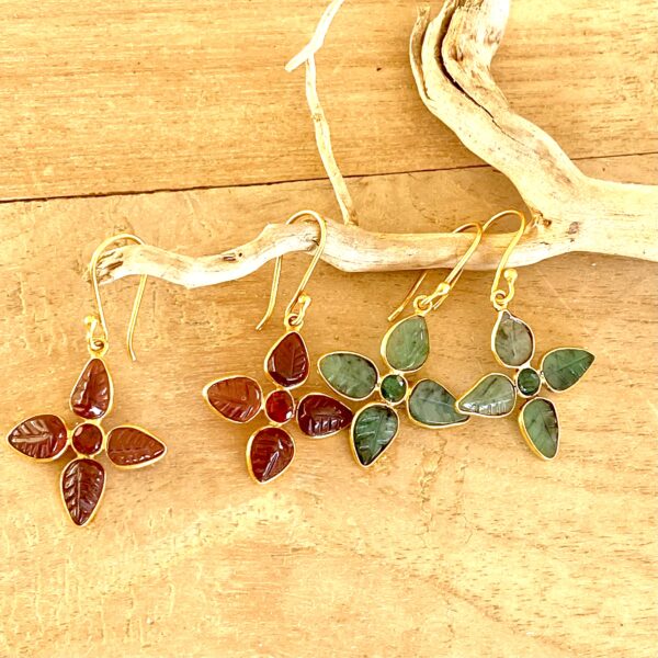 Boucles Fiore - Pierres Semi Précieuses Bijoux Paloma Stella